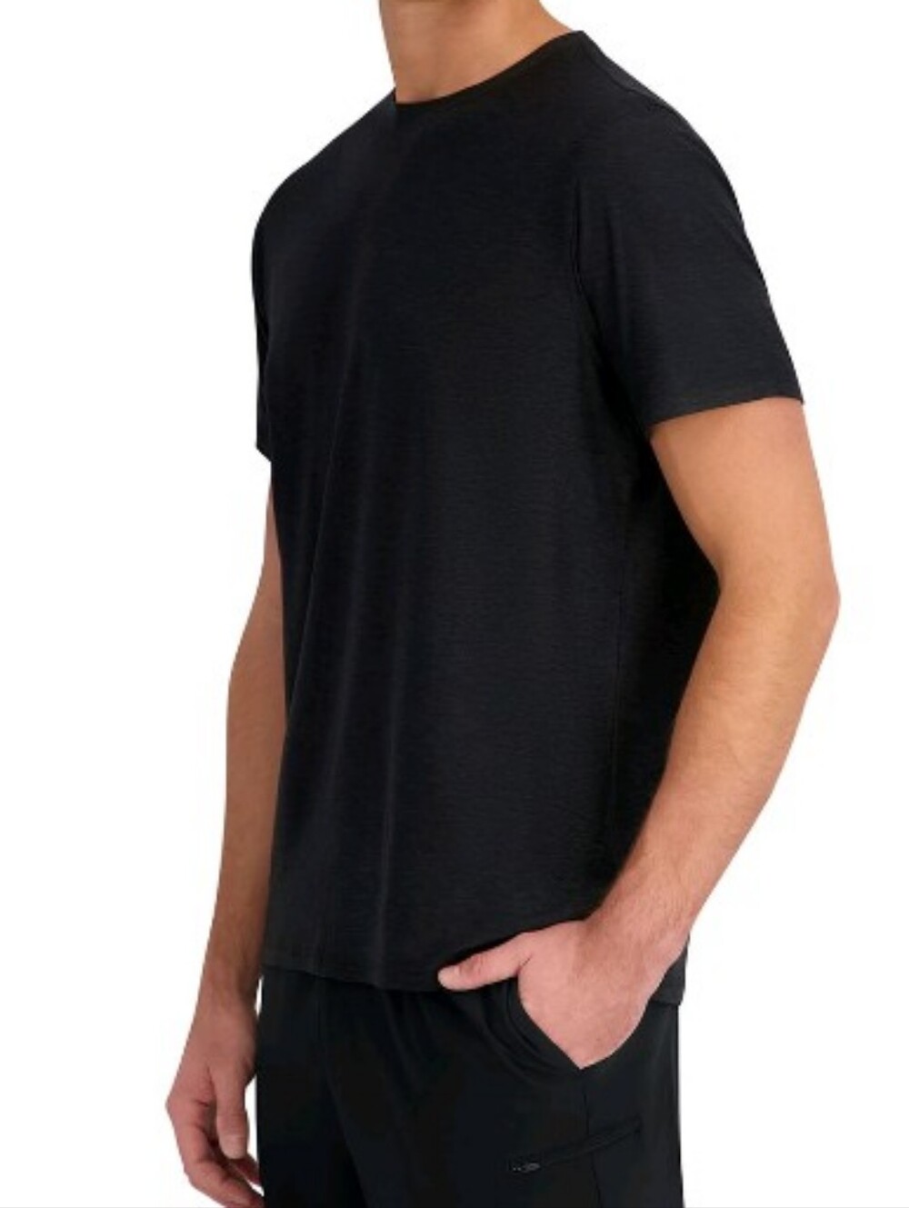 Outdoor Voices Men's CloudKnit Tee Shirt Medium Black NWOT